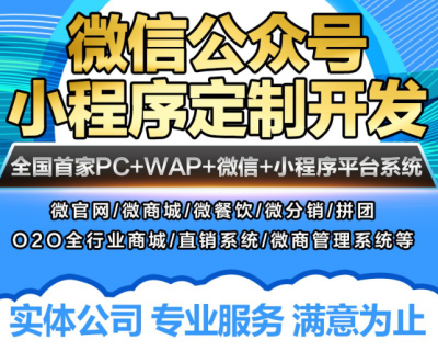 承接各类app网站小程序软件商城定制开发